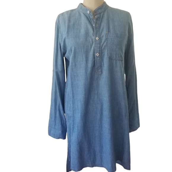 ELIZABETH AND JAMES Chambray Tunic | SZ M - Picture 1 of 13